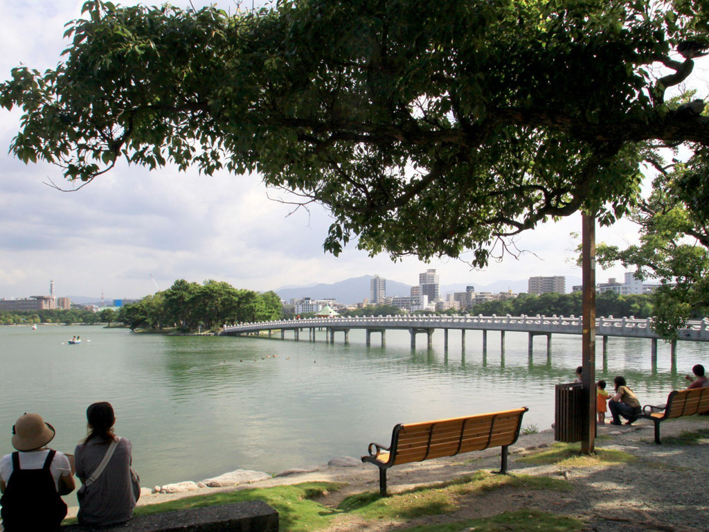 大濠公園の景色