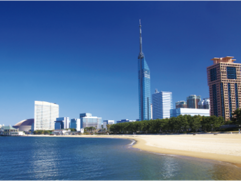 都市と自然が交わる人工海岸　百道浜・地行浜